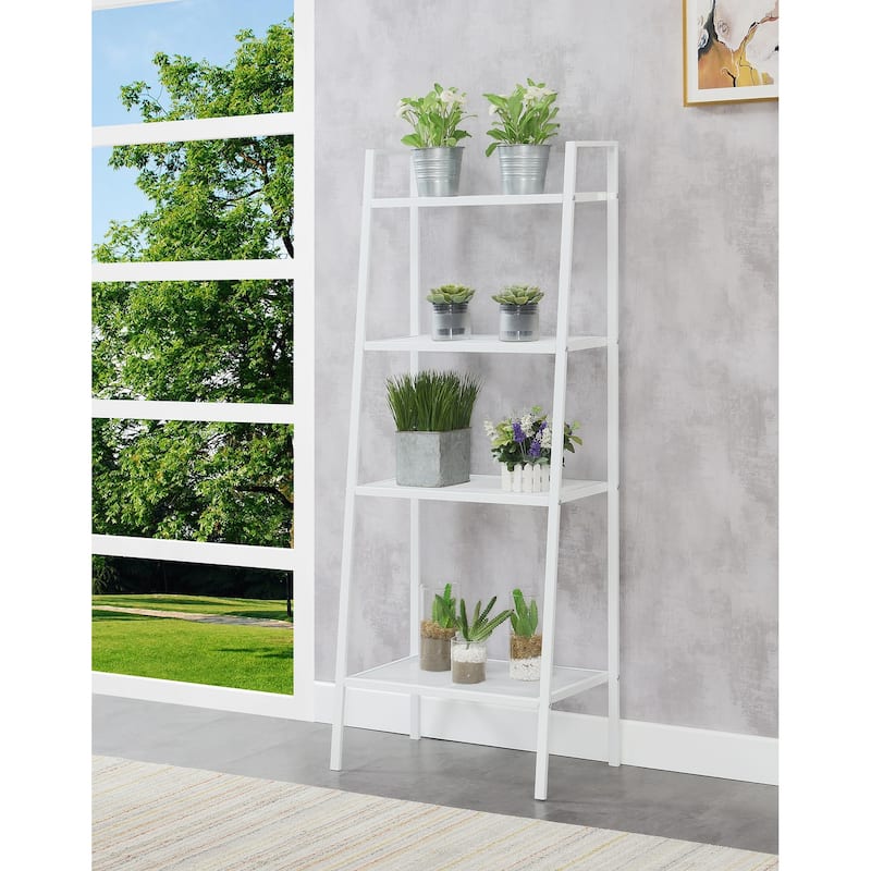 Convenience Concepts Designs2Go 4 Tier Metal Plant Stand - White
