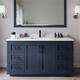 Option Dark Blue / White Quartz Top / Matte Black