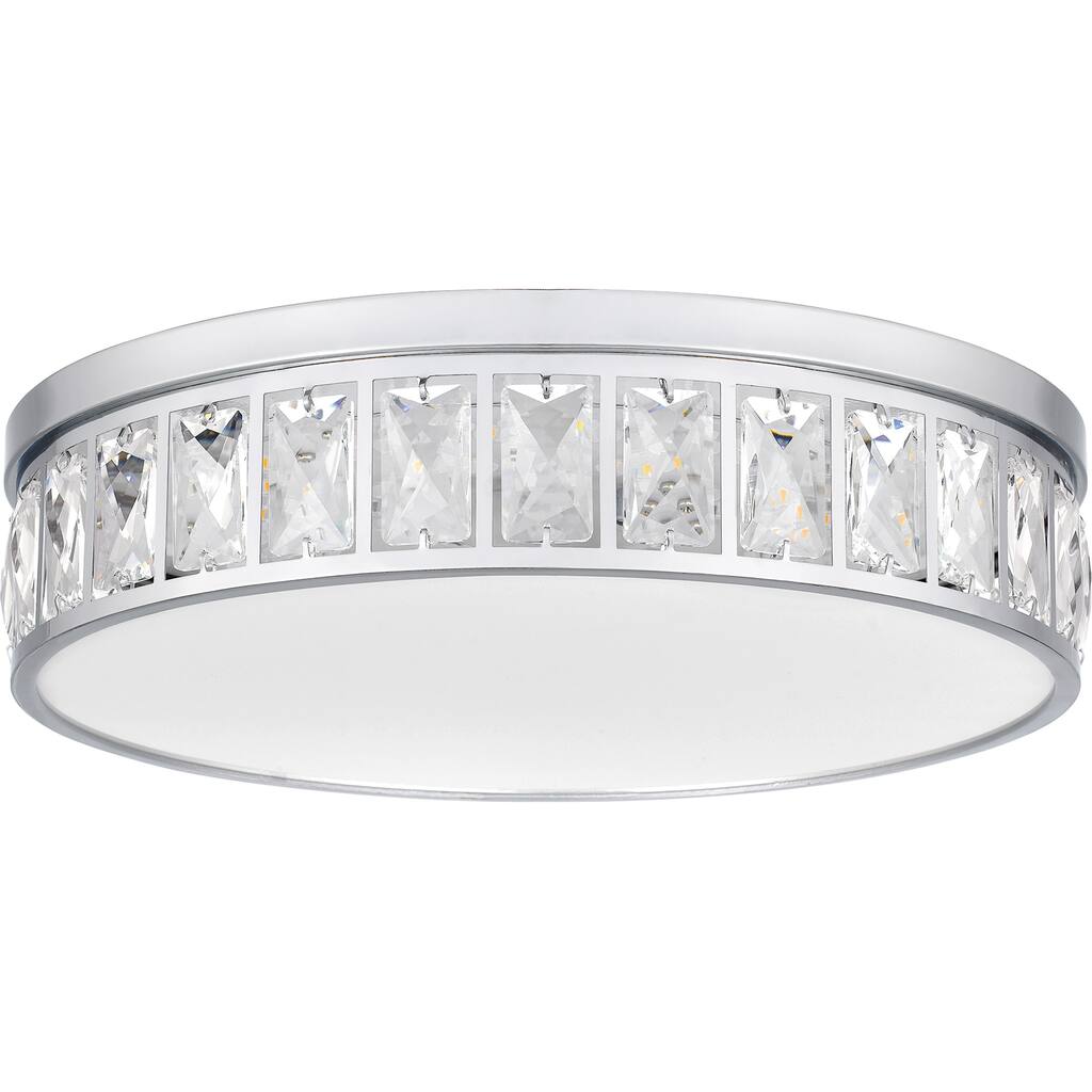 Gibson Integrated LED Polished Chrome Flush Mount Light
