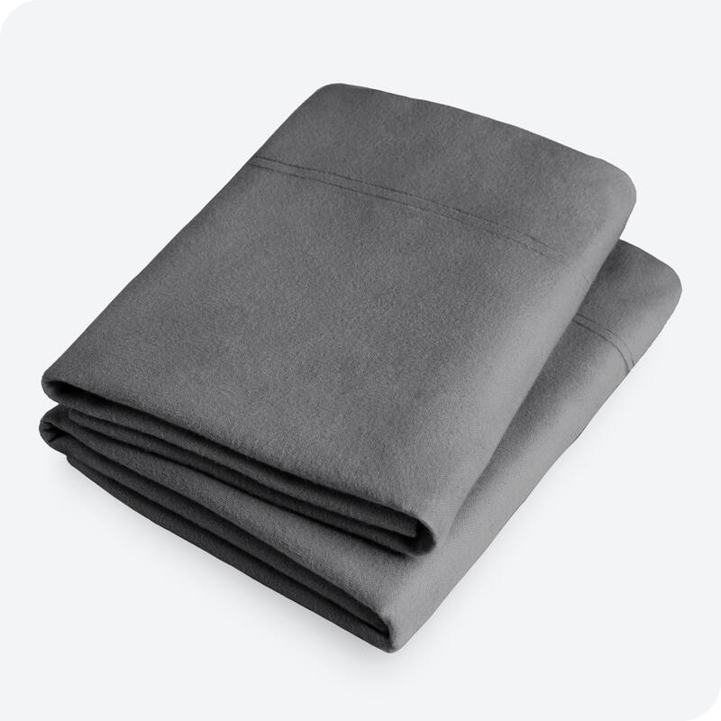 Bare Home Cotton Flannel Pillowcases (Set of 2)