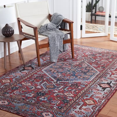 SAFAVIEH Tucson Machine Washable Slip Resistant Tamaki Traditional Rug