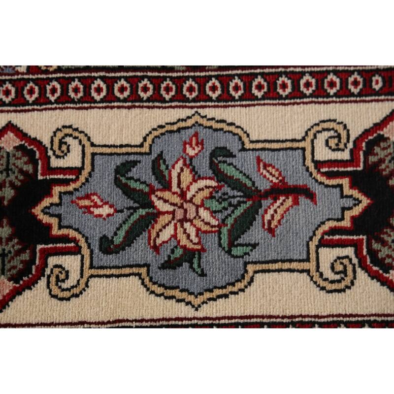 All-Over Floral Art & Craft Chinese Area Rug Handmade Wool Carpet - 6'0"x 9'7"