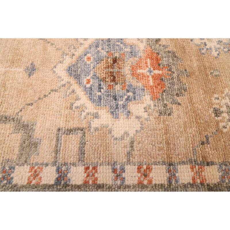 ECARPETGALLERY Hand-knotted Jules Serapi Tan Wool Rug - 9'1 x 11'10