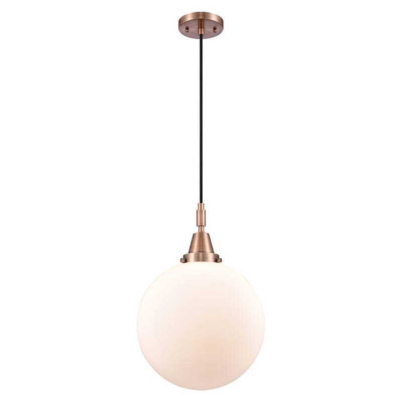 Innovations Lighting 447-1P-G201-12 Beacon 12" Wide Pendant with Matte