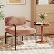 preview thumbnail 4 of 8, Costway 1/2 PCS Modern Velvet Upholstered Accent Chair with