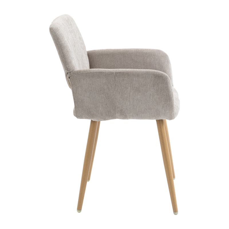 Upholstered Desk Chair No Wheels