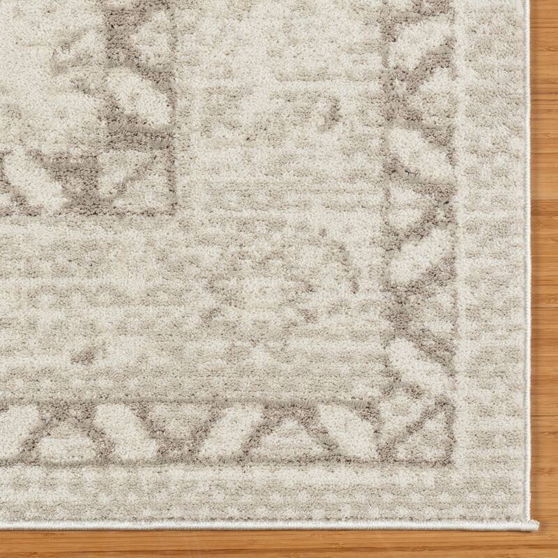 Gertmenian Trevi Polyester High-Low Plush Neutral Modern Abstract Indoor Area Rug Collection