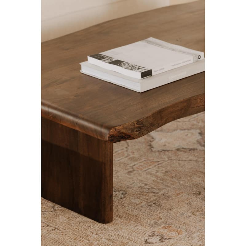 NADAAL STUDIOS Jorah, Wodden Coffee Table, Brown - 55 X 30 X 16