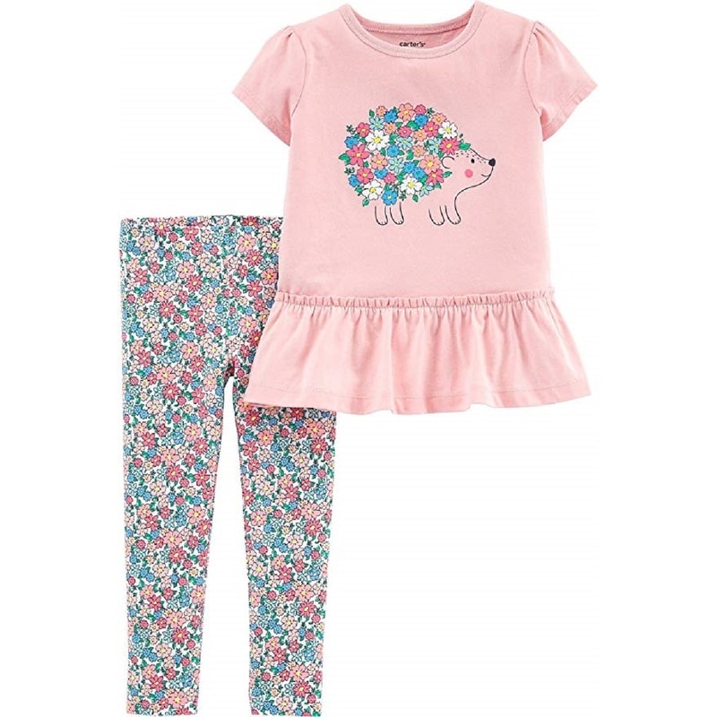 Small Wonder Infant Girls L//S Top 2pc Legging Set Size 0//3M 3//6M 6//9M $12.99