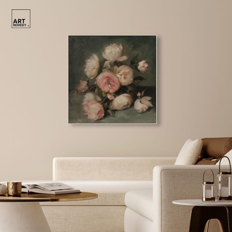 Roses in Shadow I Canvas by Art Remedy