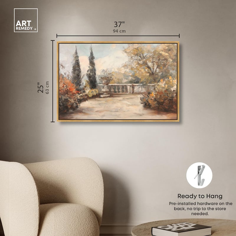 Autumnal Arbor Canvas by Art Remedy