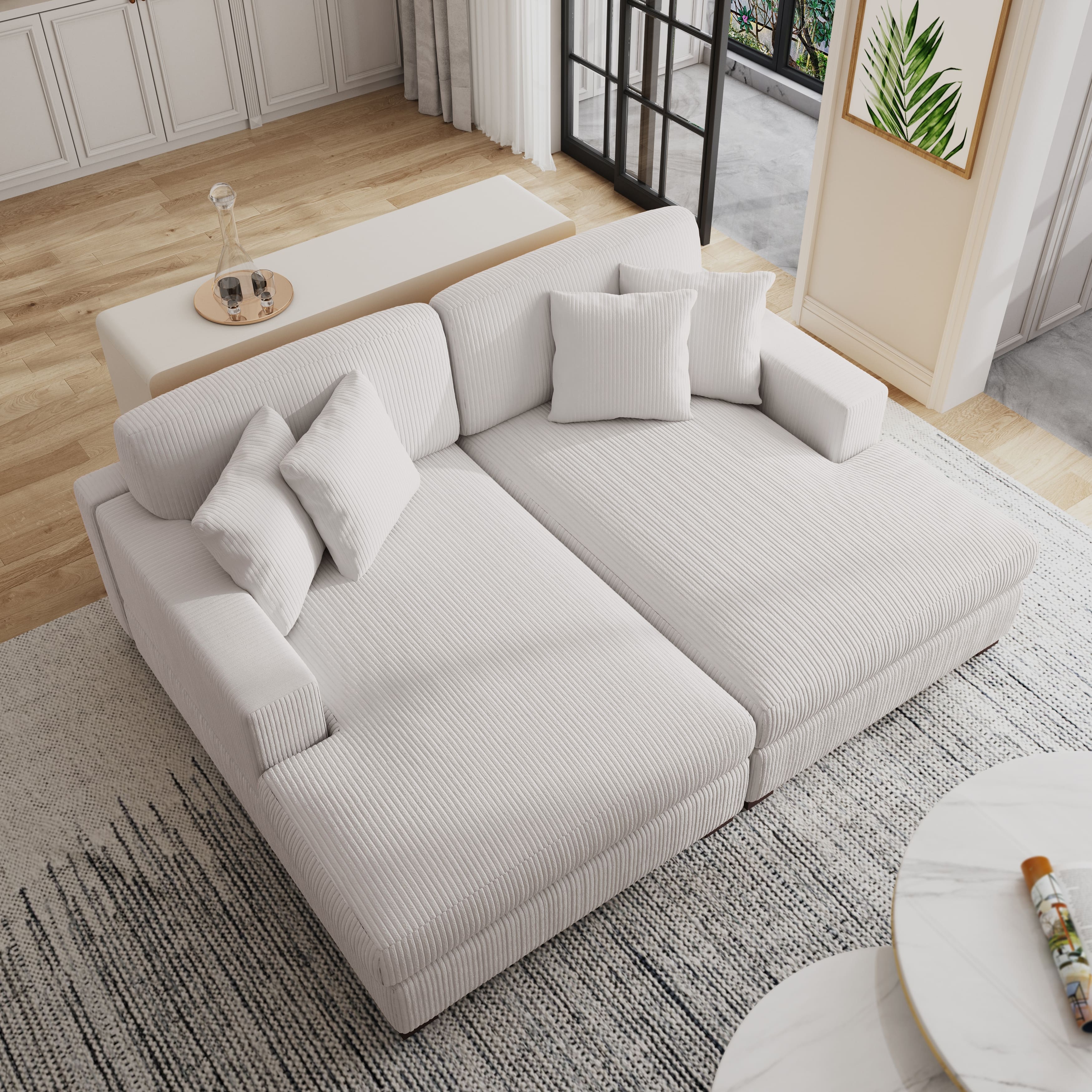 Option Beige/2 Chaise