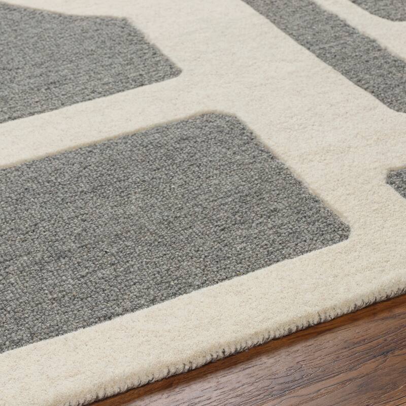 Desai Handmade Modern Wool Rug
