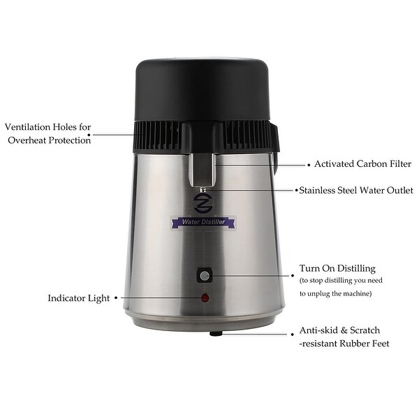 CO-Z Countertop Water Distiller, Distilling Pure Water CO-Z Countertop Water Distiller, Distilling Pure Water