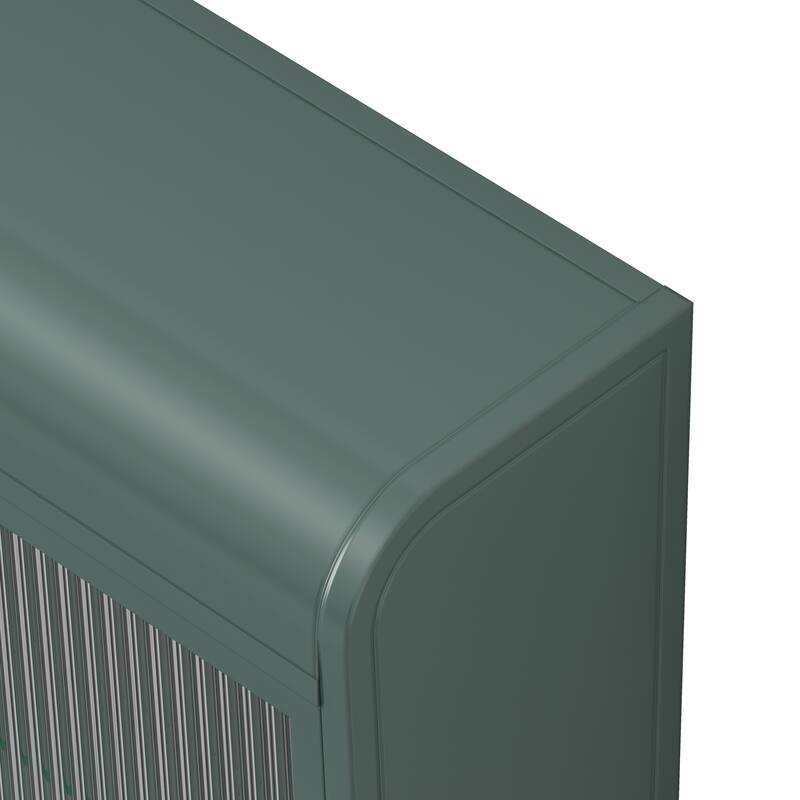 3 Door Arched Wall Mounted Glass Cabinets