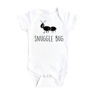 Ant Snuggle Bug - Baby Boy Girl Clothes Infant Bodysuit Funny Cute Newborn