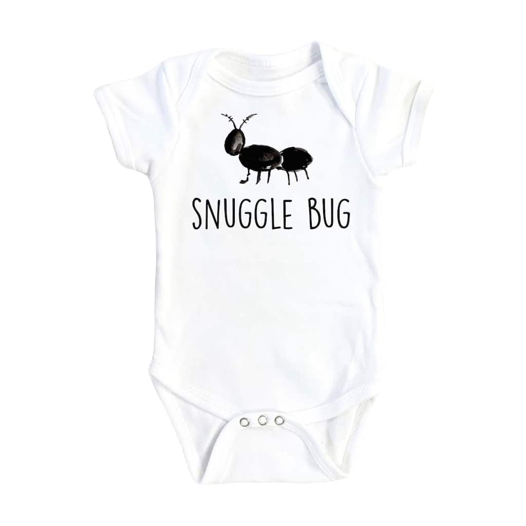 Ant Snuggle Bug - Baby Boy Girl Clothes Infant Bodysuit Funny Cute Newborn