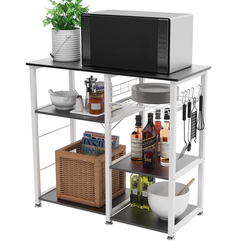 3-Tier Kitchen Baker Rack Utility Microwave Oven Stand 