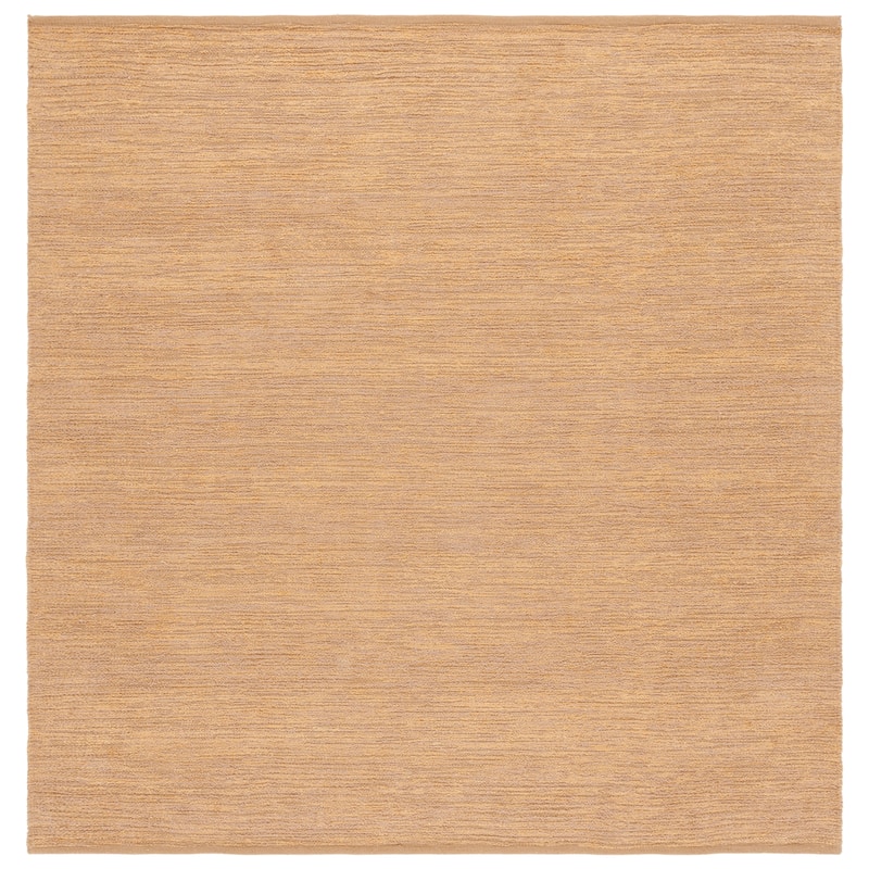 SAFAVIEH Handmade Montauk Willie Cotton Rug - 6' Square - Gold
