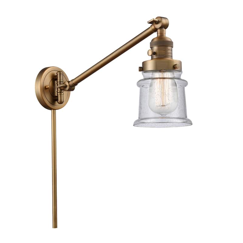 Innovations Lighting Small Canton Single Light 25" Tall Bathroom