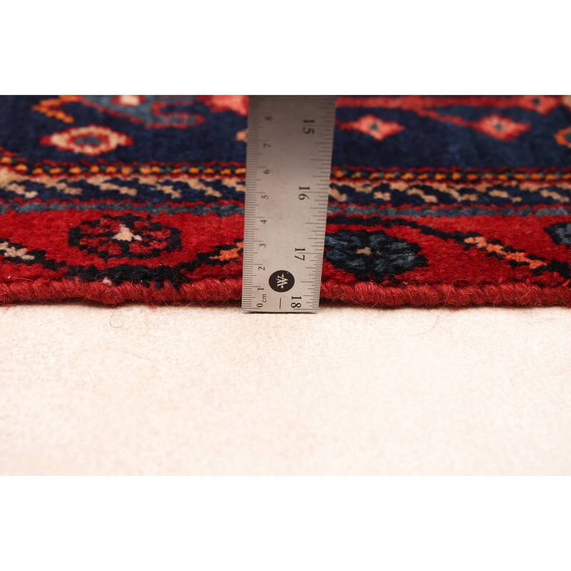 ECARPETGALLERY Hand-knotted Anatolian Vintage Dark Navy Wool Rug - 4'10 x 9'0