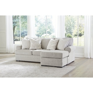 Signature Design by Ashley Eastonbridge Gray Sofa Chaise - 97"W x 62"D x 39"H