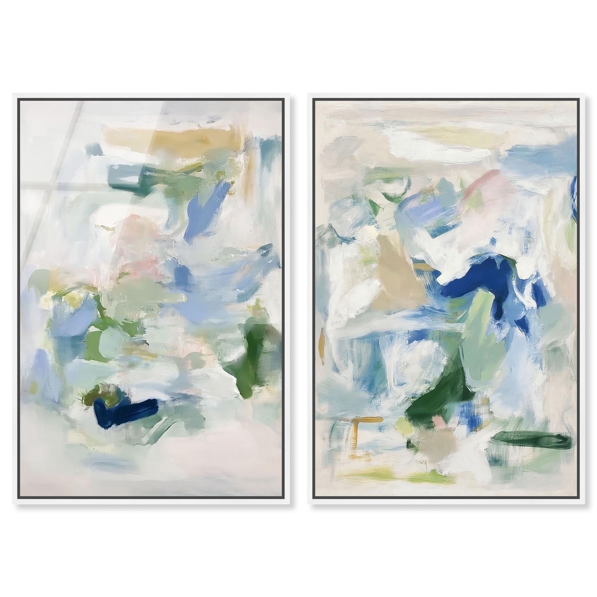 Chroma Balance Set Framed High-Gloss Acrylic Wall Art by Art Remedy