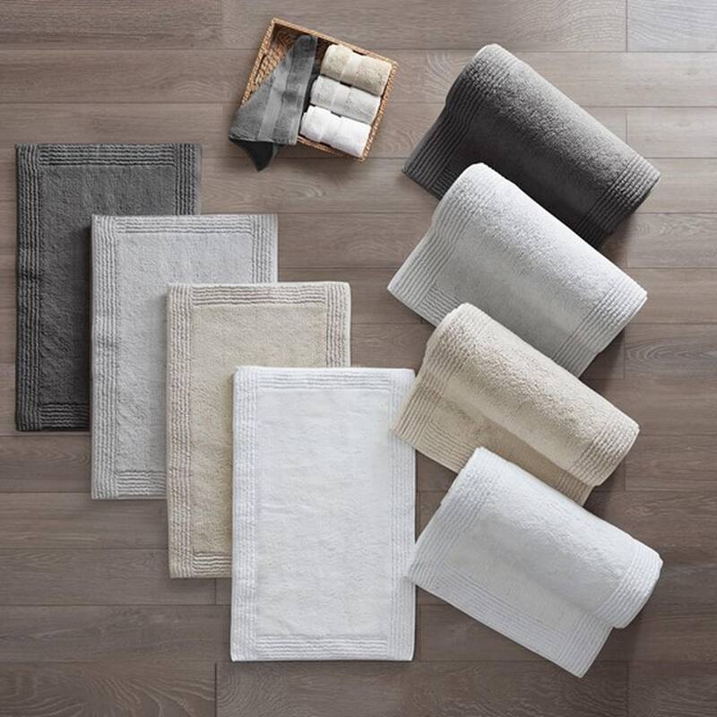 Cotton Tufted 3000 GSM Reversible Bath Rug
