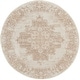 preview thumbnail 132 of 135, Nourison Grafix Distressed Vintage Medallion Area Rug 5'3" Round - Ivory/Beige