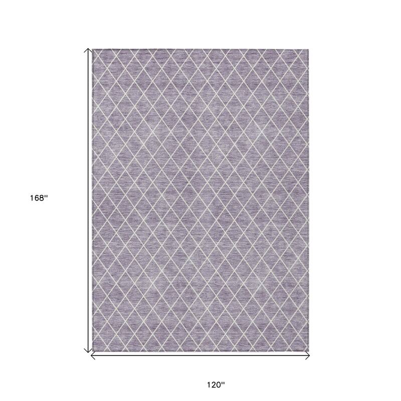 HomeRoots Geometric Transitional Rectangle Outdoor Rug