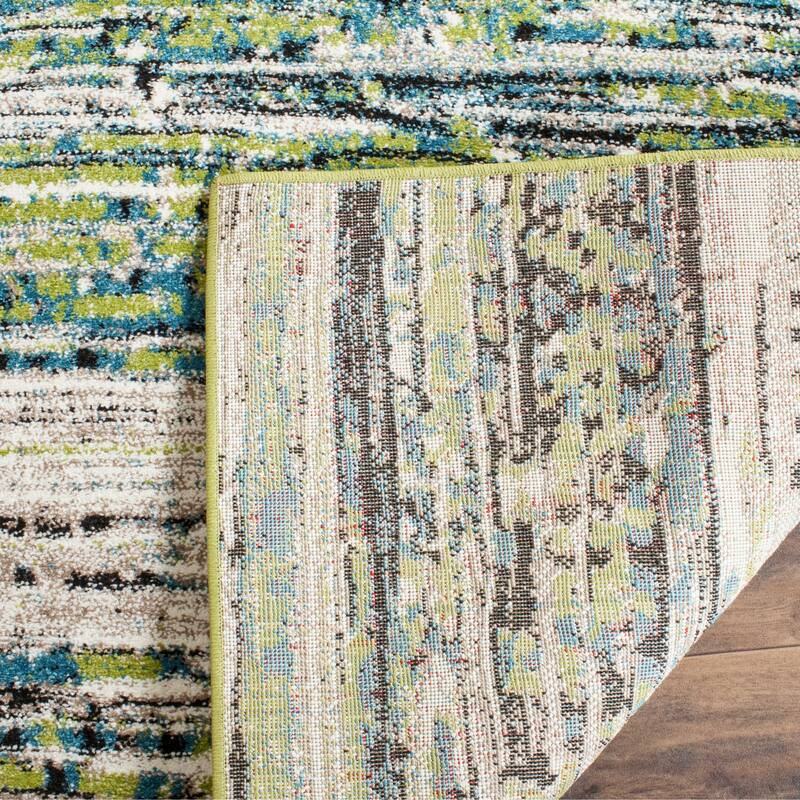 SAFAVIEH Porcello Neri Modern Multicolor Abstract Area Rug