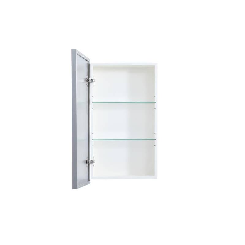 Lulu Mirrored Rectangular 2-shelf Medicine Cabinet