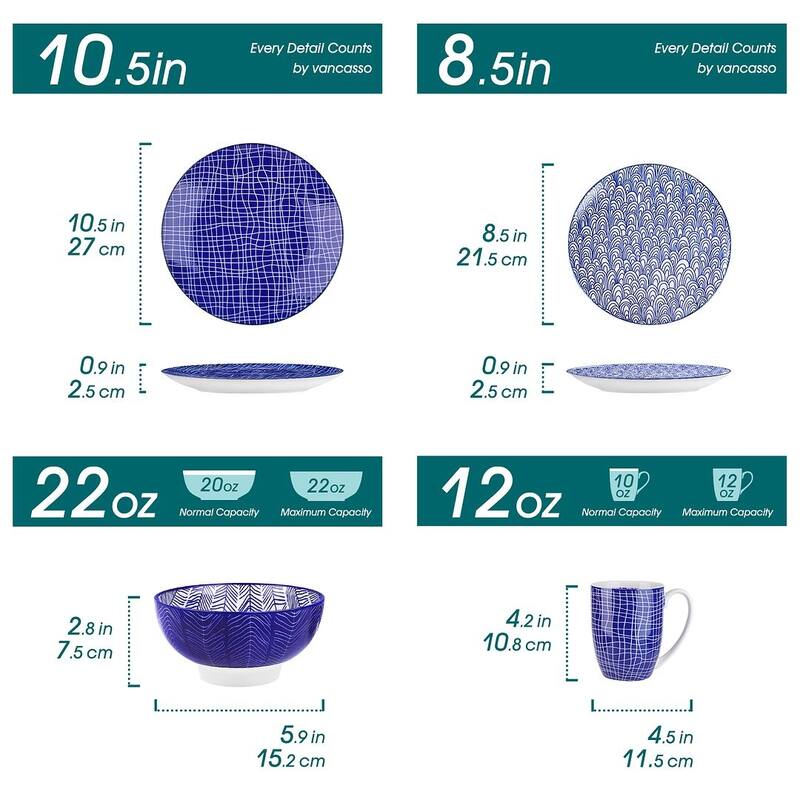 vancasso Casual Bohemia Porcelain Dinnerware Set