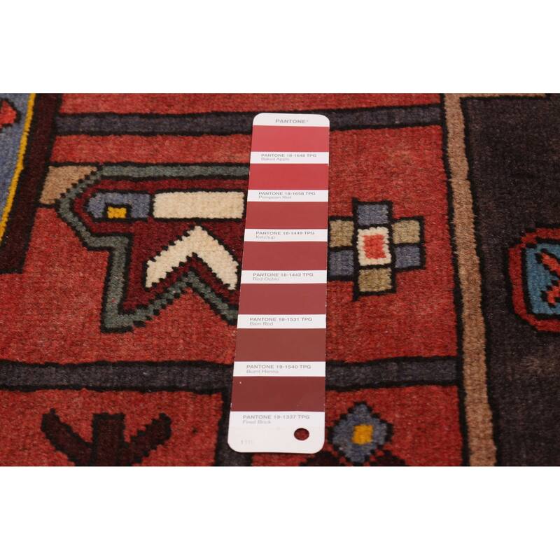 ECARPETGALLERY Hand-knotted Kayseri Vintage Red Wool Rug - 4'10 x 6'6
