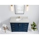 preview thumbnail 43 of 161, Willow Collection 48 in W x 22 in D x 36 in H Boston Single Bowl Sink Bathroom Vanity with Countertop