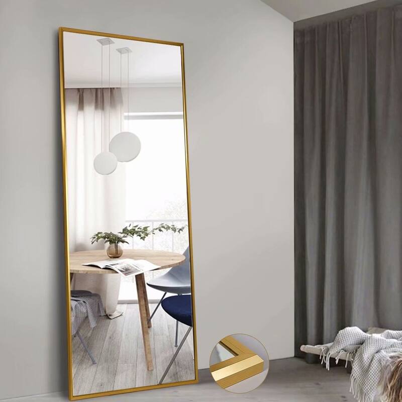Carson Carrington Salmijarvi Wide Frame Full Length Floor Mirror