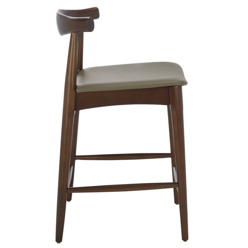 SAFAVIEH Home Elbow Counter Stool - 21"W x 21"D x 34"H