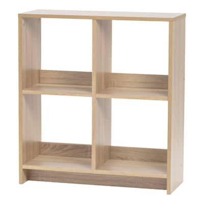 IRIS USA® 4-Cube Heavy Duty Organizer, Light Brown
