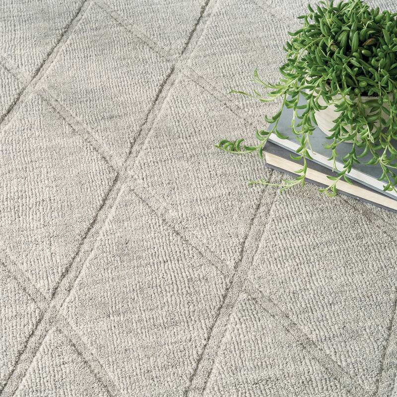 Nourison Wool Haven Indoor only Diamond Wool Area Rug