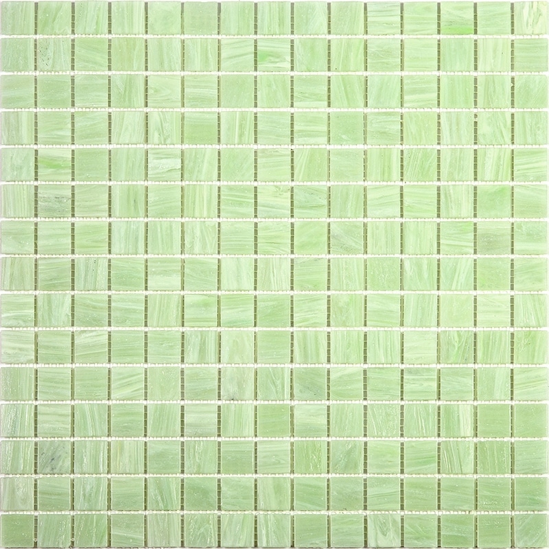 Apollo tile 12" x 12" Celestial Glossy Tea Green Glass Tile (20 sq ft/case) - 20 Pack