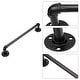 preview thumbnail 15 of 21, Matt Black Bathroom Hardware Set Towel Shelf Wall Mounted Towel Rack