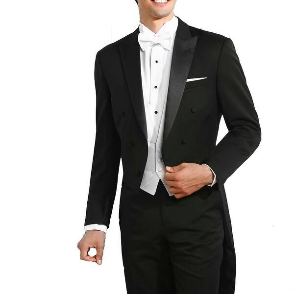 Shop Ike Behar Bentley Peak Tails Slim Fit Tuxedo Overstock