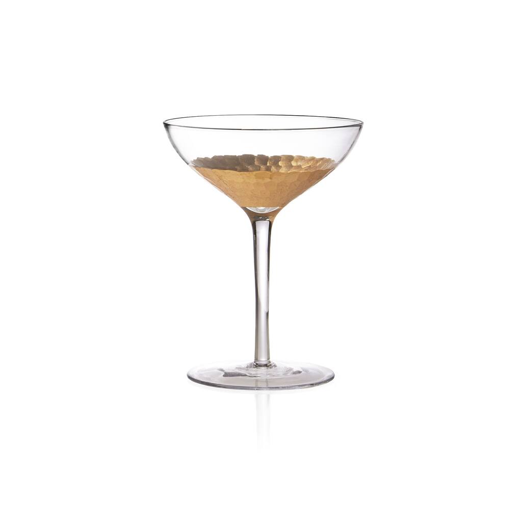 Fitz and Floyd Daphne 10-ounce Champagne Coupes (Set of 4)