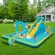 preview thumbnail 4 of 29, Inflatable Bounce House with Water Slide for Kids Includes Air Blower Kids - Style6-16.1'x13.9'x7.3'