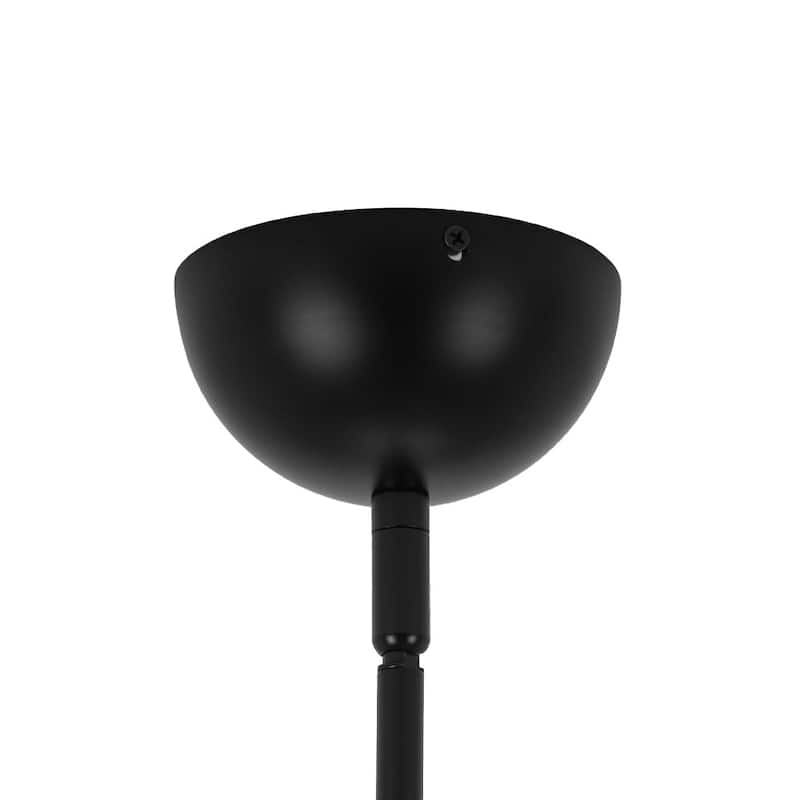 Art Deco 9-Light Sputnik Glass Dimmable LED Chandelier