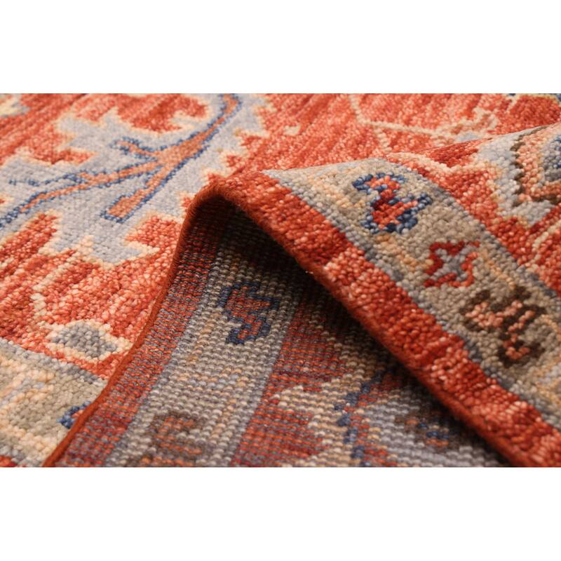 ECARPETGALLERY Hand-knotted Jules Serapi Dark Copper Wool Rug - 8'11 x 11'8