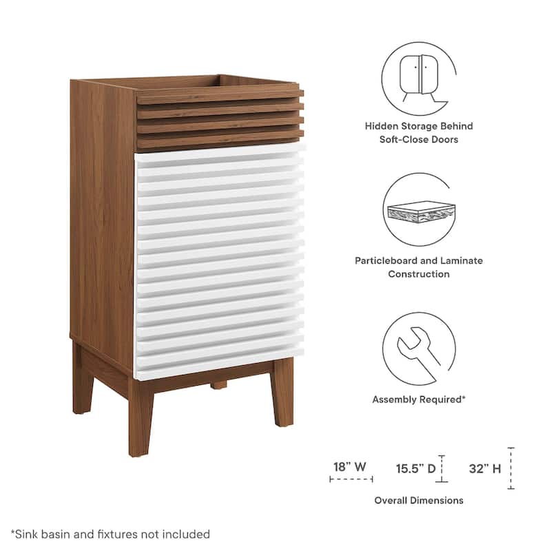 Render 18" Bathroom Vanity Cabinet