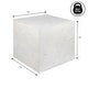 preview thumbnail 15 of 32, Felix Minimalist Marble Cube End Table, Stone Square Block Side Table, Solid Living Room Accent Pedestal