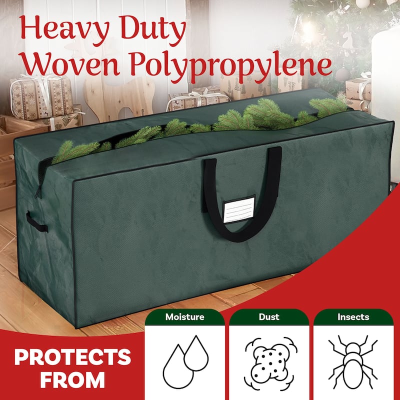 Christmas Tree Storage Bag - Protects Holiday Decorations & Artificial Trees by Elf Stor