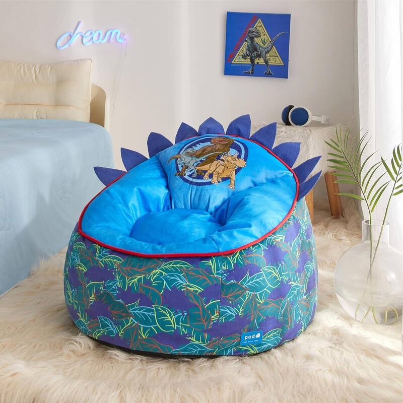 Jurassic World Kids Plush Bean Bag Chair